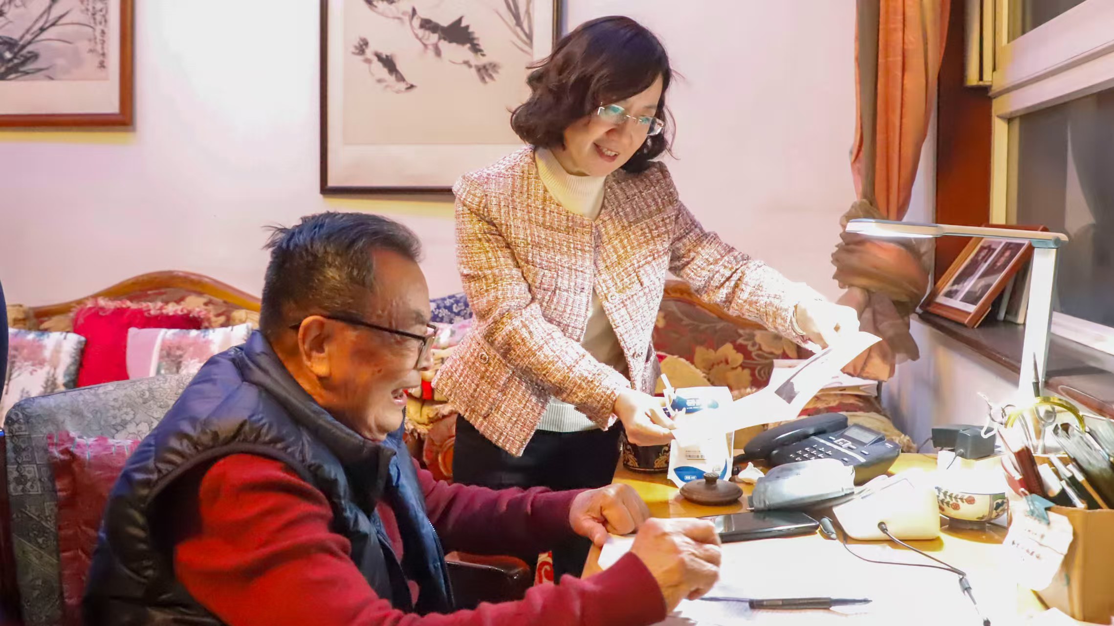 >红旗渠畔送温暖 岁寒情深暖人心——我院开展春节走访慰问活动